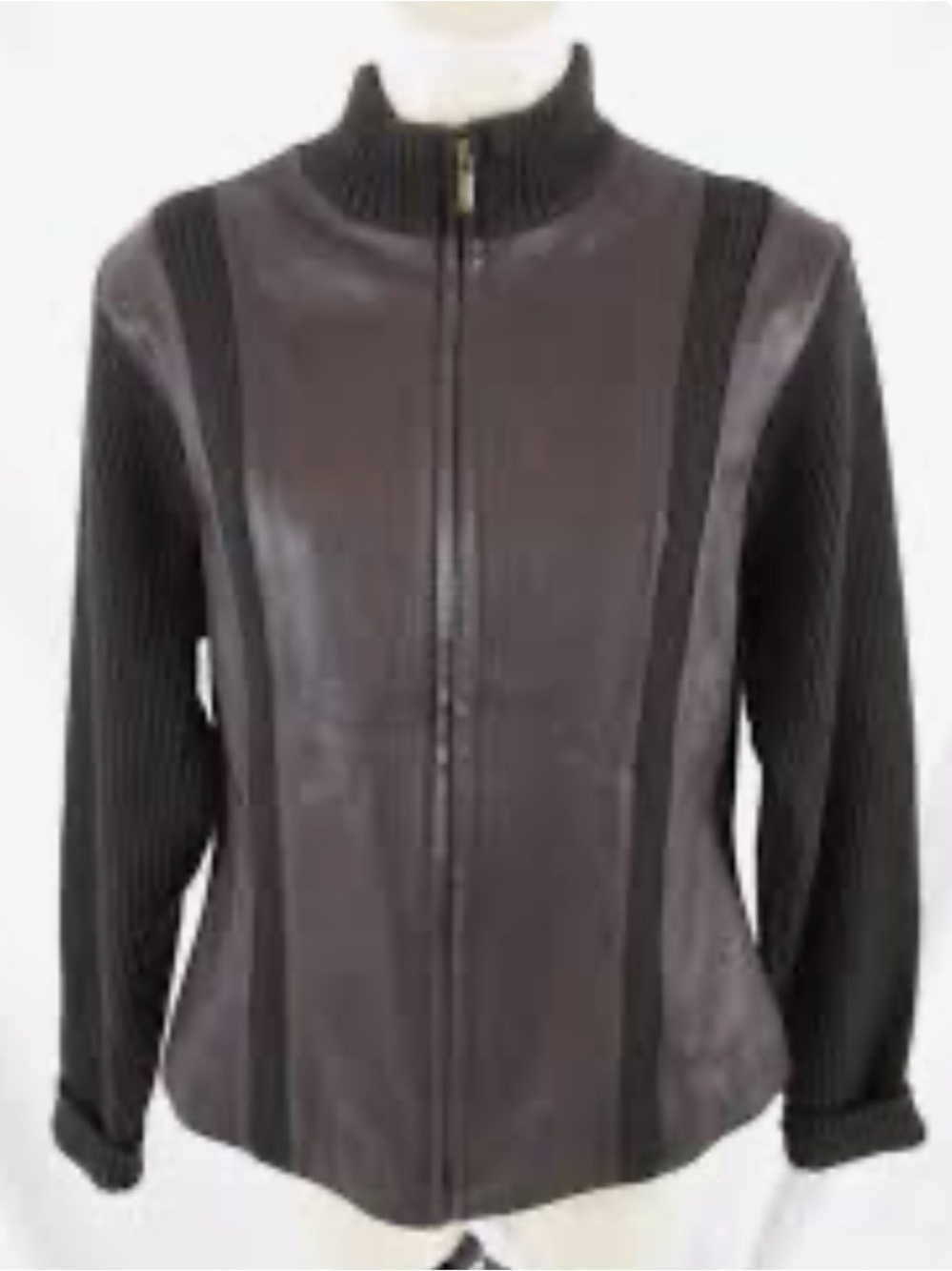 Worthington Women’s Black Leather Jacket.